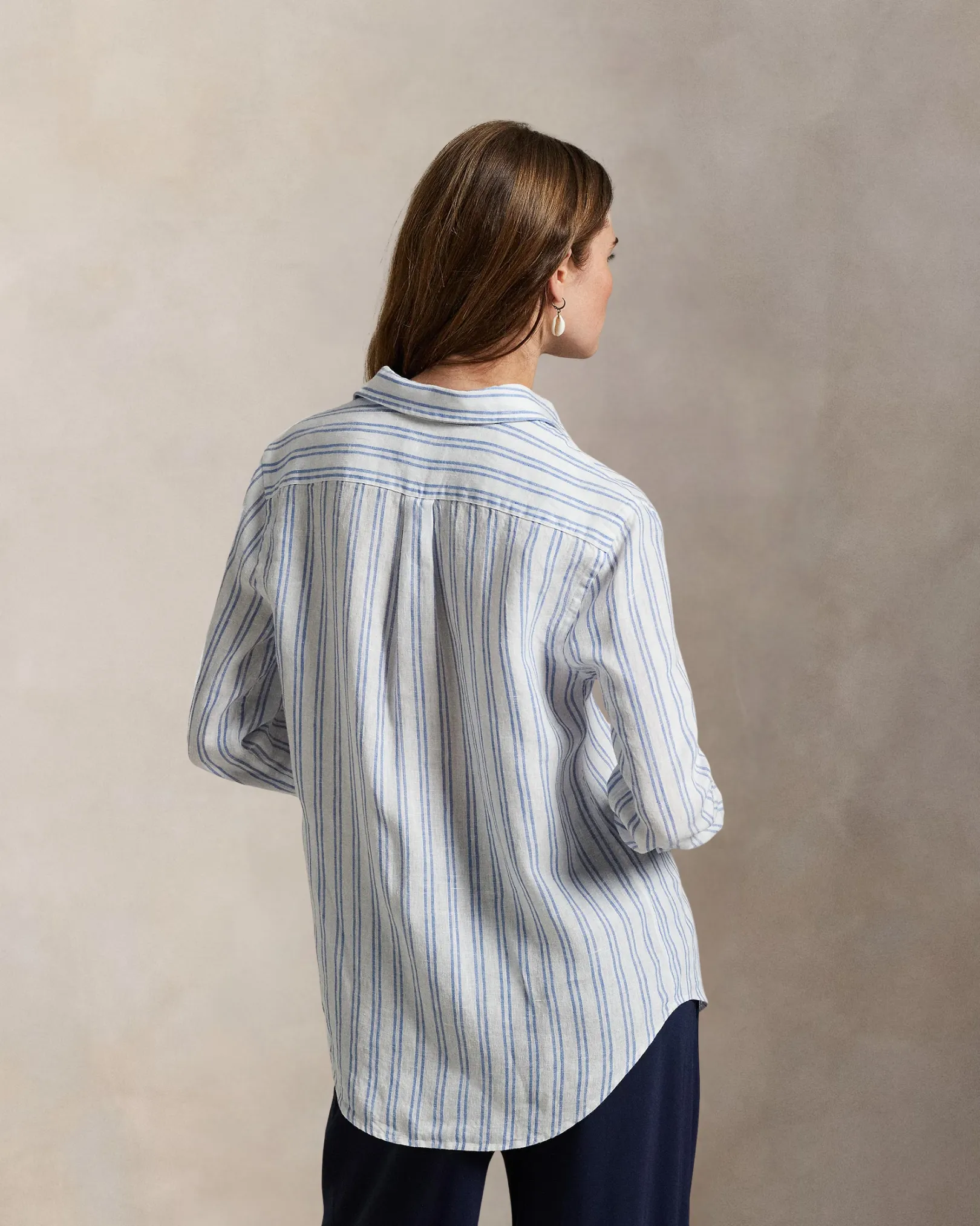 Ralph Lauren Classic Fit Striped Shirt, деталь